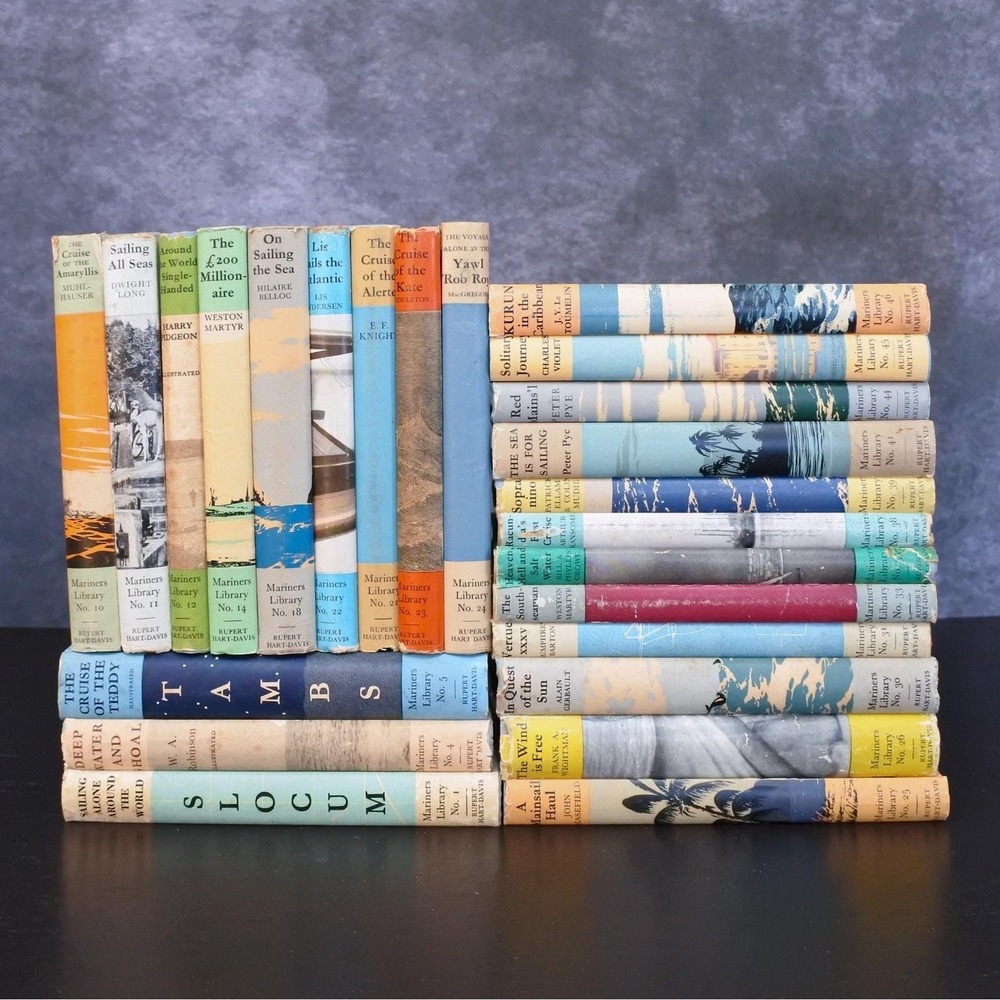Vintage 50s 60s Mariners Library Volume Set Sailing Sea Adventures Books